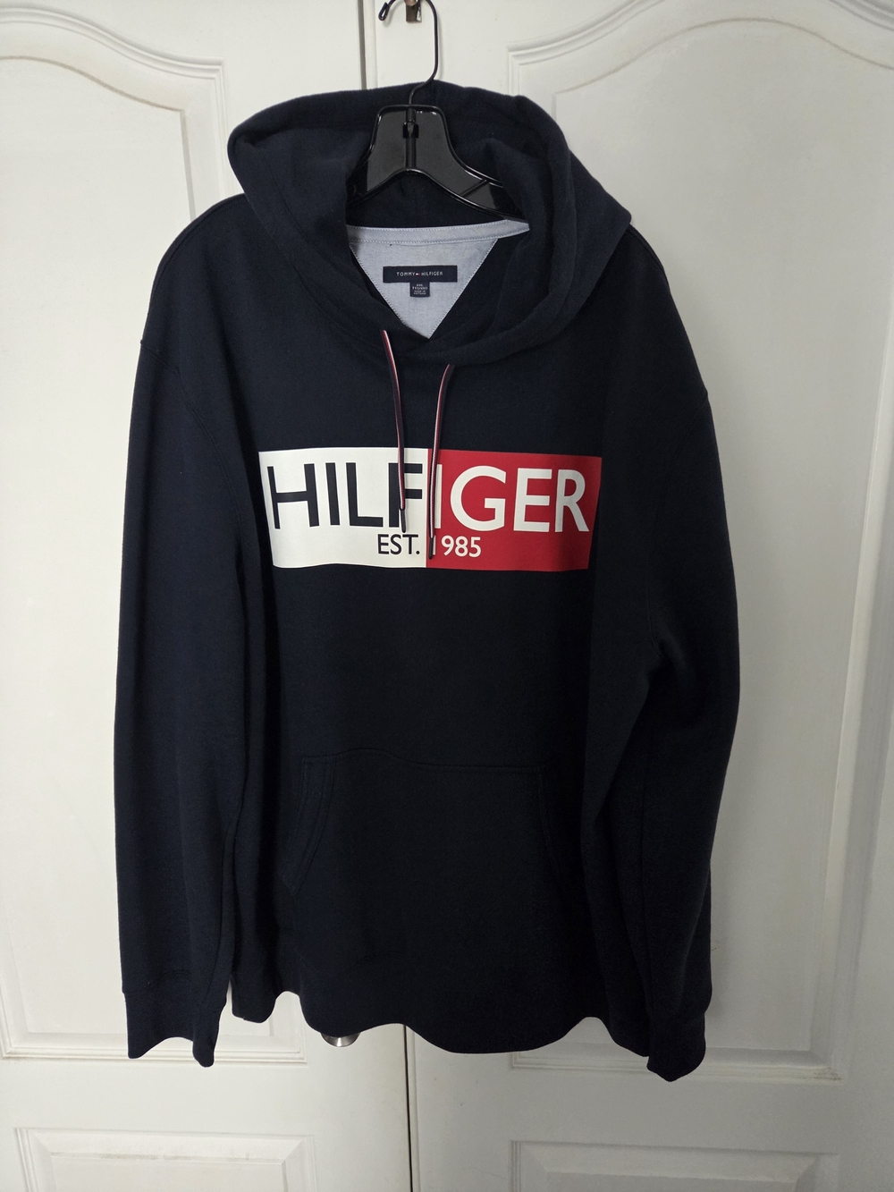 Tommy Hilfiger Men's Navy Logo Hoodie